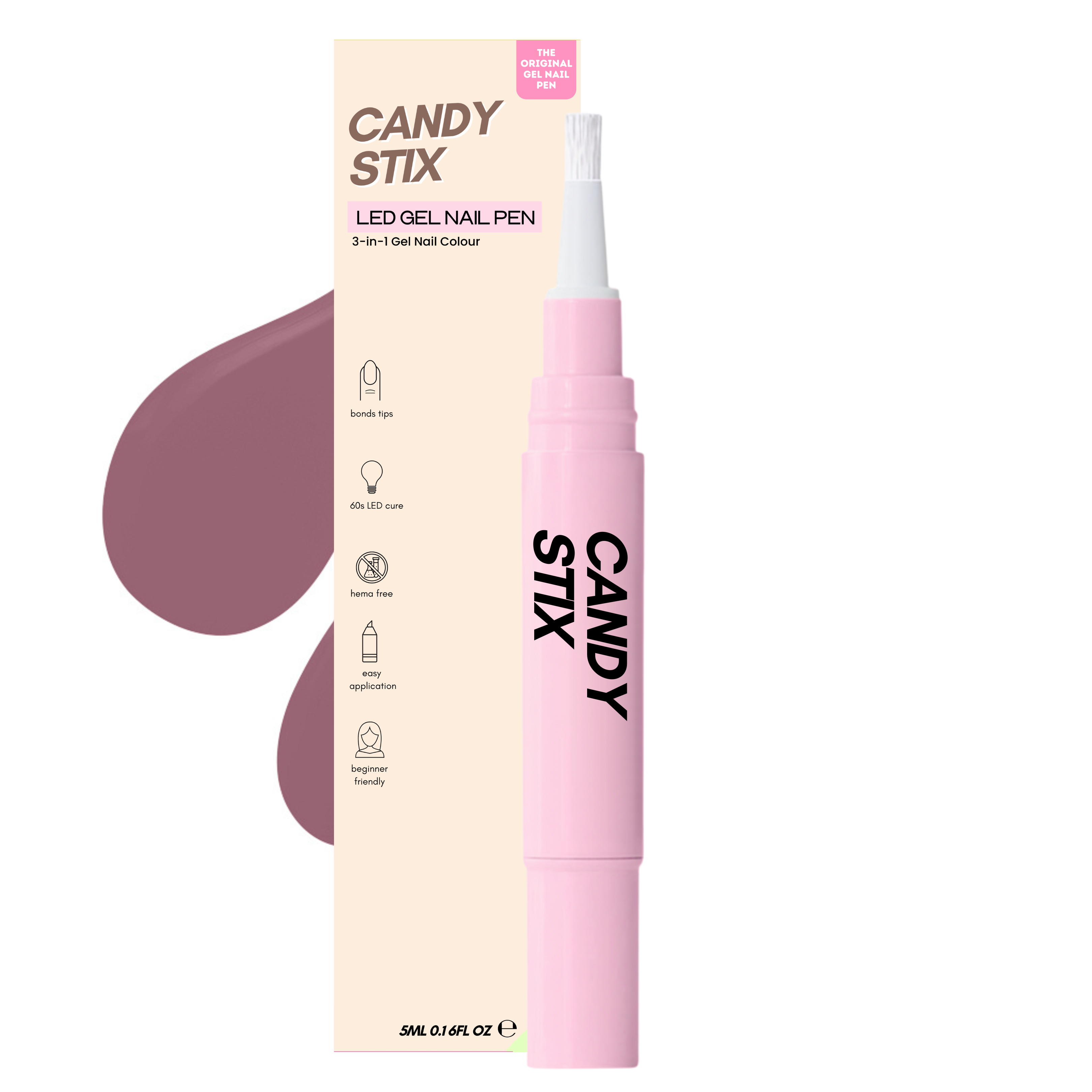 Gel Polish Pen, Gel Nail Polish, Candy Coat Hema Free Gel Polish ...